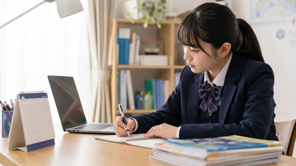 総合型選抜と学校推薦型選抜の出願スケジュールを確認する受験生