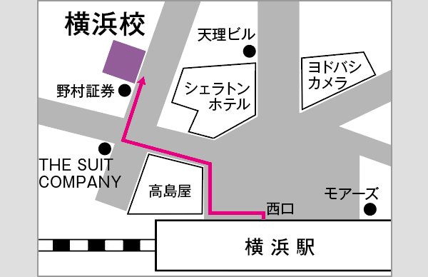 横浜校地図